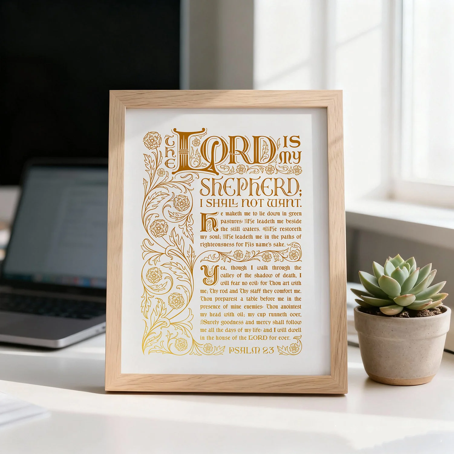 Psalm 23 - Gold - Image 6